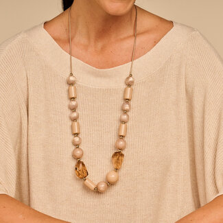 Les Cordes Halsketting Kasper Beige