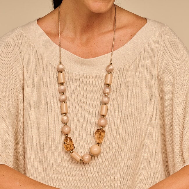 Les Cordes Halsketting Kasper Beige