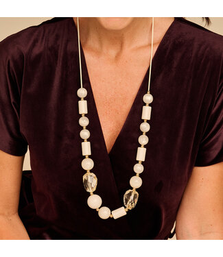 Les Cordes Halsketting Kasper Ecru