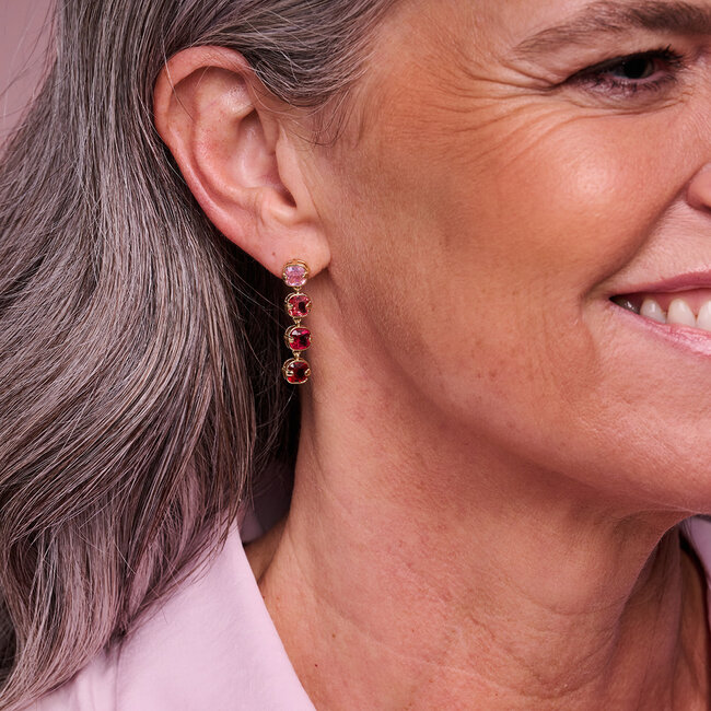 Les Cordes Oorring XOB33 Multi Roze