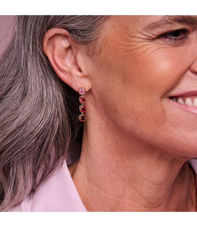 Les Cordes Oorring XOB33 Multi Roze