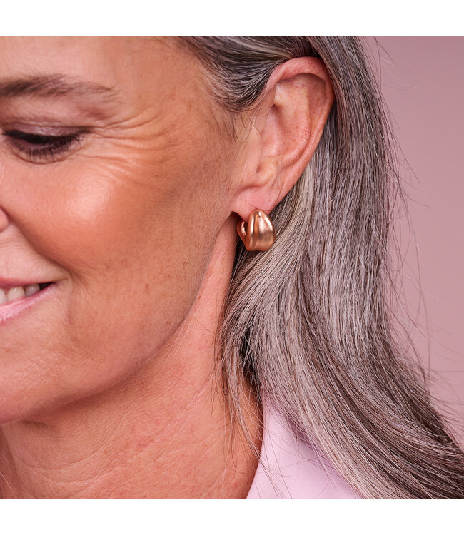 Les Cordes Oorring XOB56 Rosegoud