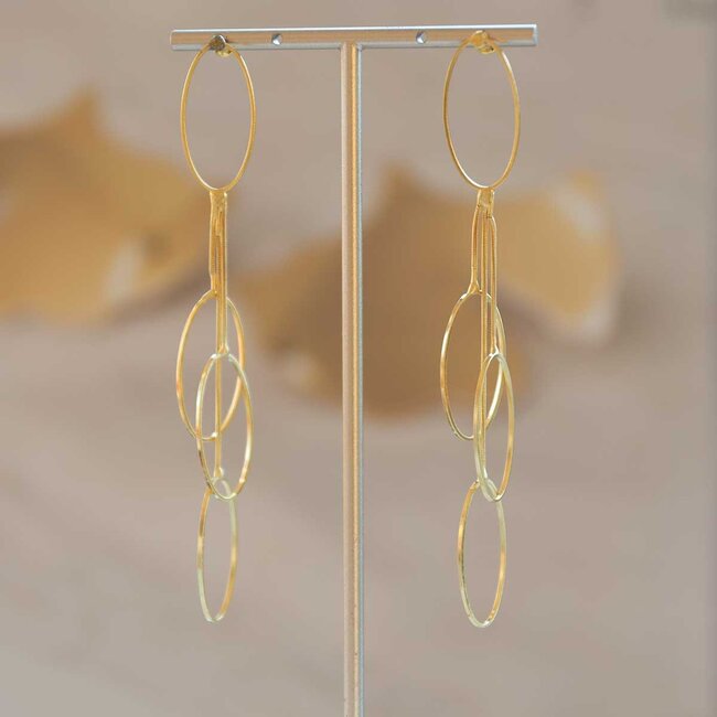 TAIM Oorring Rhodina Goud