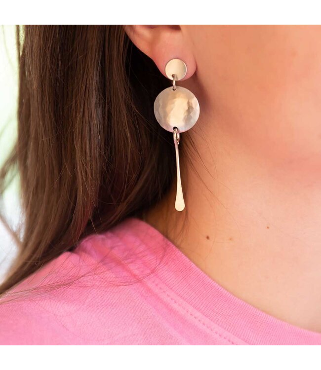 TAIM Oorring Anysia zilver