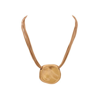 Les Cordes Halsketting Bogota Goud Mat