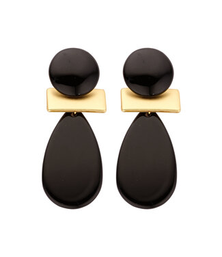 Les Cordes Oorring KOB32 Zwart