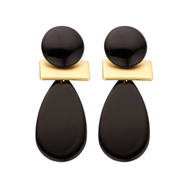 Les Cordes Oorring KOB32 Zwart