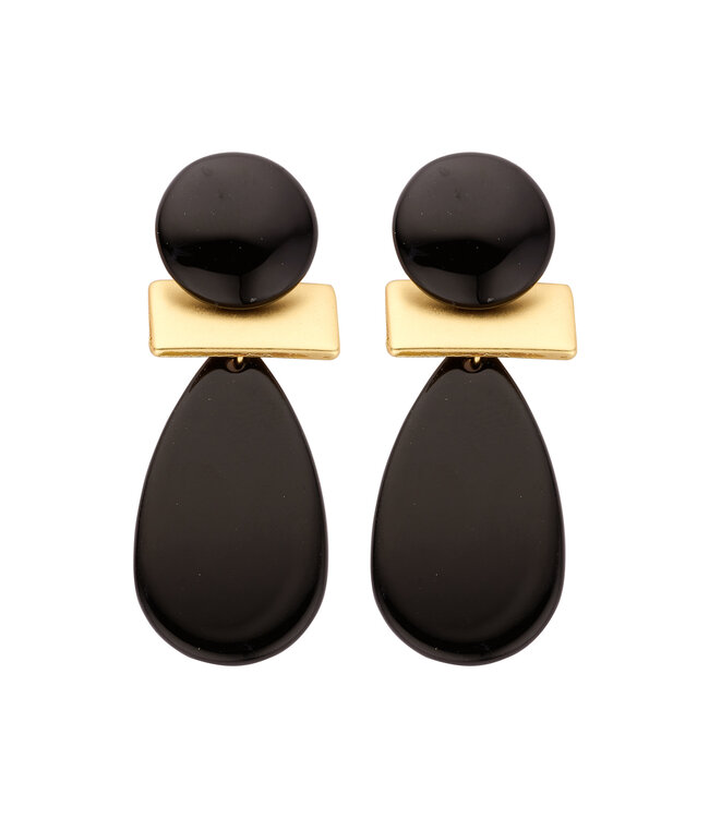 Les Cordes Oorring KOB32 Zwart