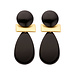 Les Cordes Oorring KOB32 Zwart