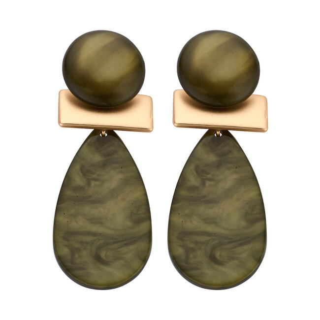 Les Cordes Oorring KOB32 Groen