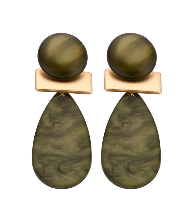 Les Cordes Oorring KOB32 Groen