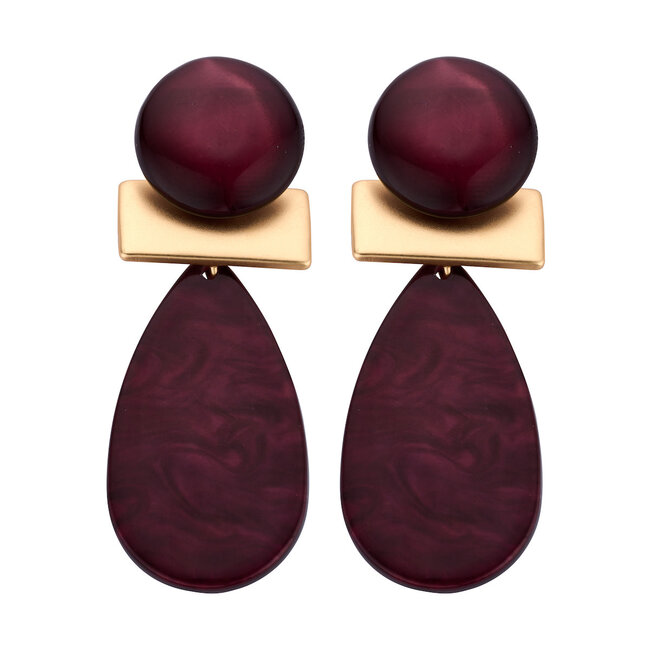 Les Cordes Oorring KOB32 Aubergine