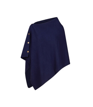 Les Cordes Poncho LCPONCHO2 Donkerblauw