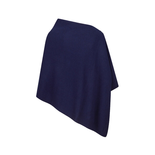 Les Cordes Poncho LCPONCHO2 Donkerblauw