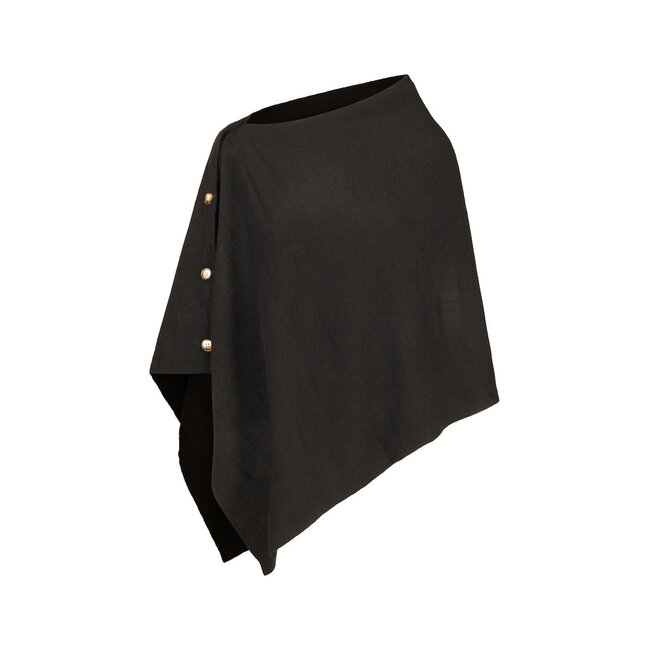 Les Cordes Poncho LCPONCHO2 Zwart
