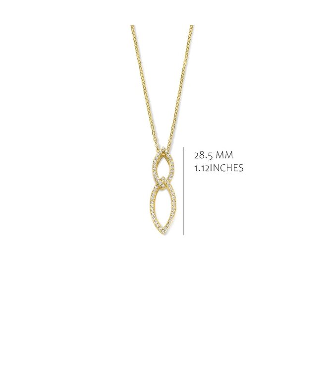 Silver Rose Halsketting Clio