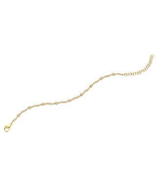 Silver Rose Armband Fauve Goud