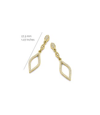 Silver Rose Oorring Chayenne