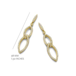 Silver Rose Oorring Anette