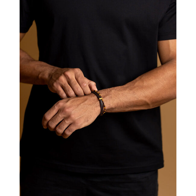 Gemini Armband Terra Brown M-L