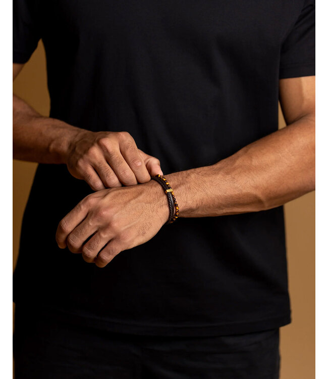 Gemini Armband Terra Brown M-L