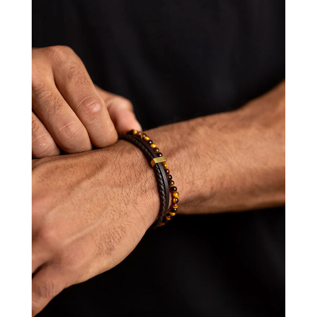 Gemini Armband Terra Brown M-L