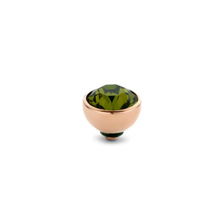 MelanO Twisted CZ setting Olive