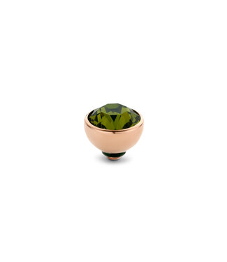 MelanO Twisted CZ setting Olive