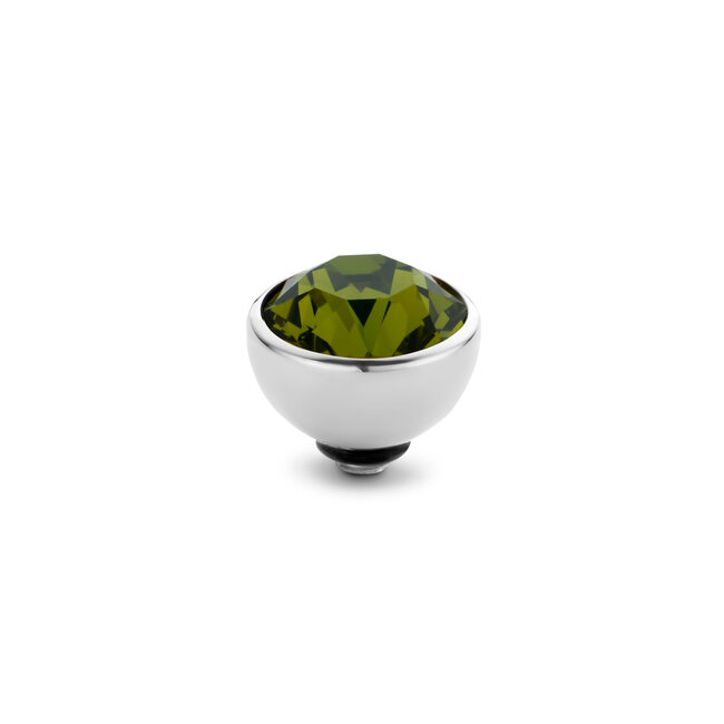 MelanO Twisted CZ setting Olive
