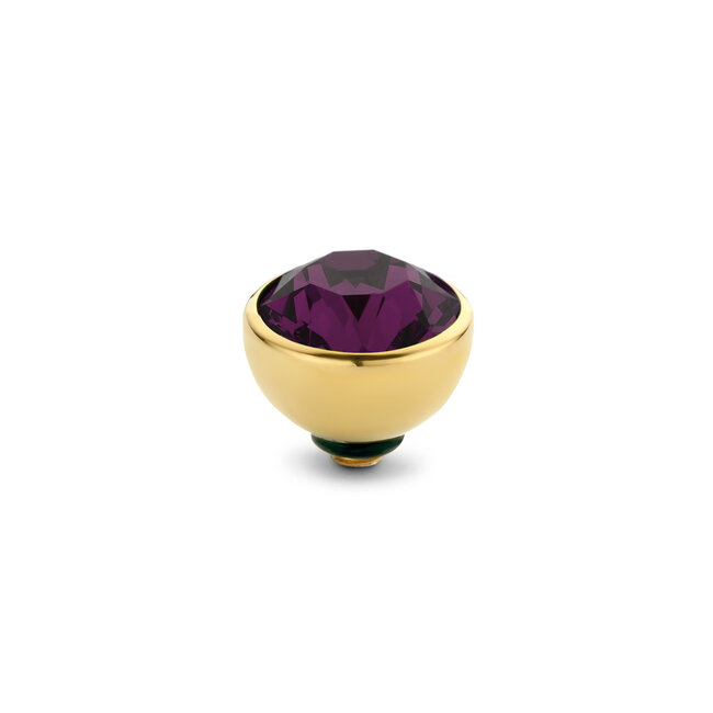 MelanO Twisted CZ setting Aubergine