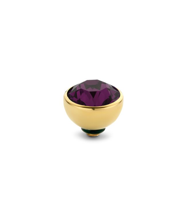 MelanO Twisted CZ setting Aubergine