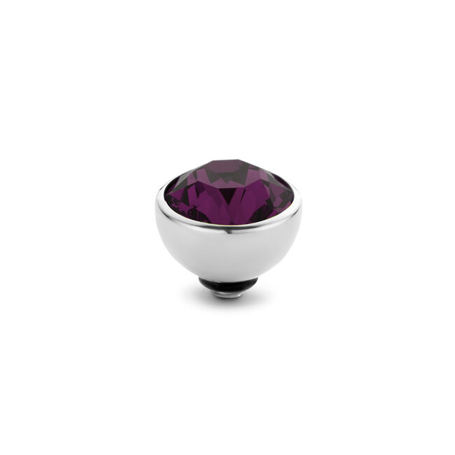 MelanO Twisted CZ setting Aubergine