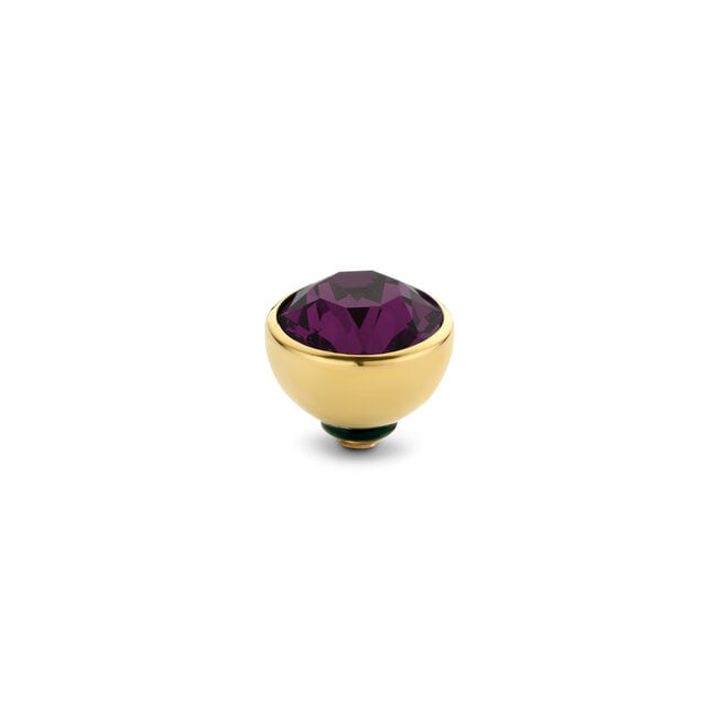 MelanO Twisted CZ setting Aubergine