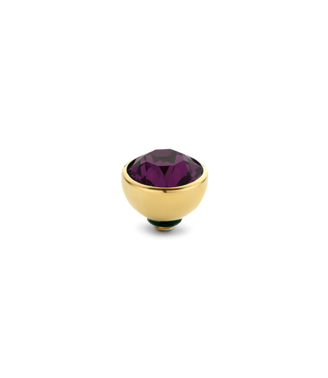 MelanO Twisted CZ setting Aubergine