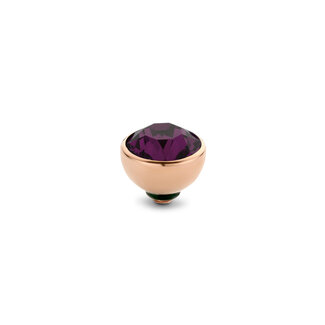 MelanO Twisted CZ setting Aubergine