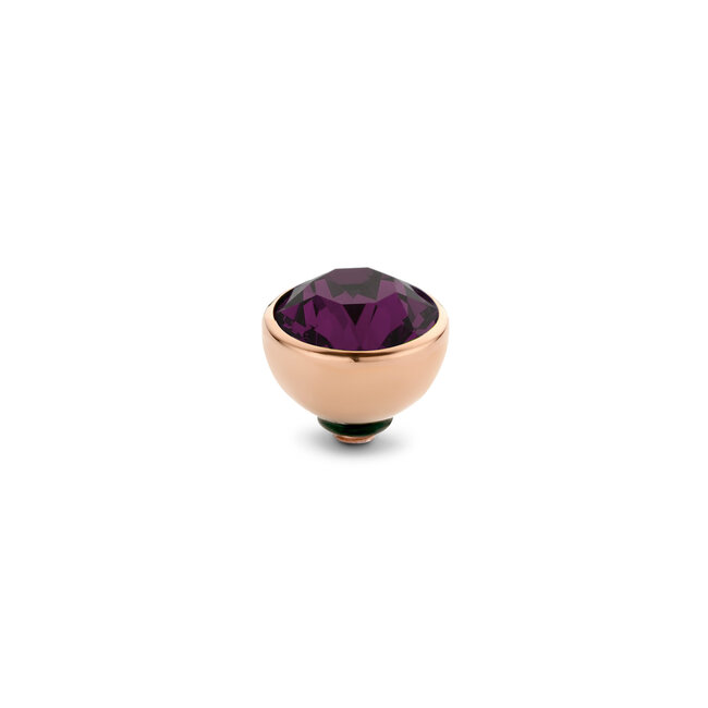 MelanO Twisted CZ setting Aubergine