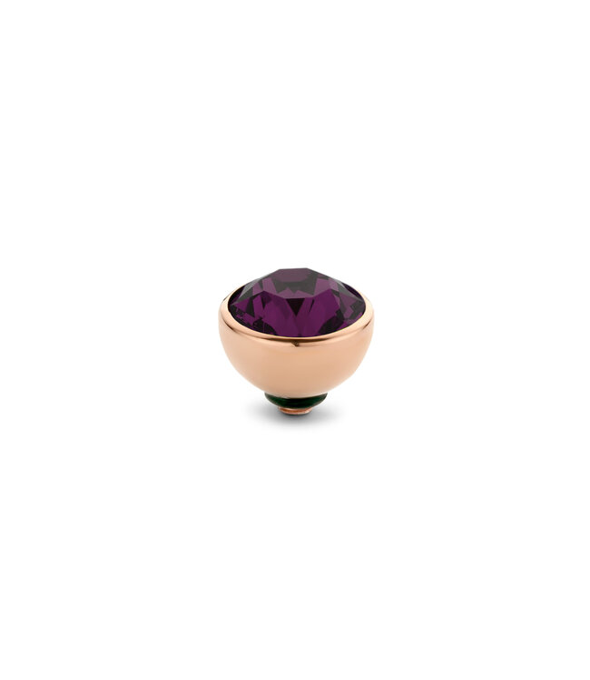MelanO Twisted CZ setting Aubergine