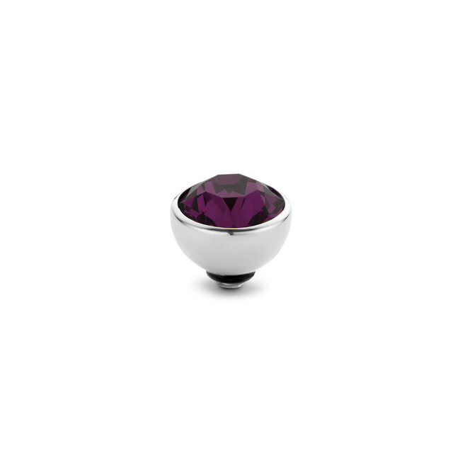 MelanO Twisted CZ setting Aubergine