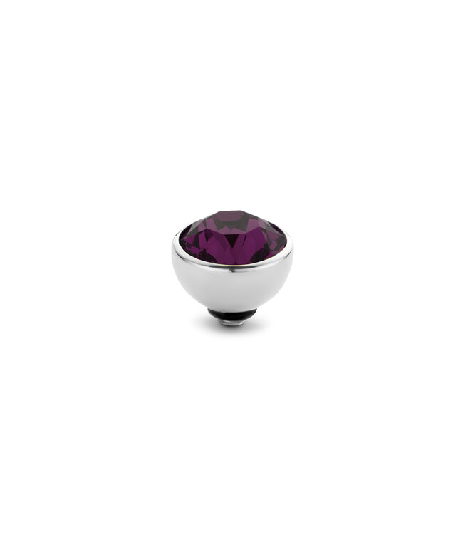 MelanO Twisted CZ setting Aubergine