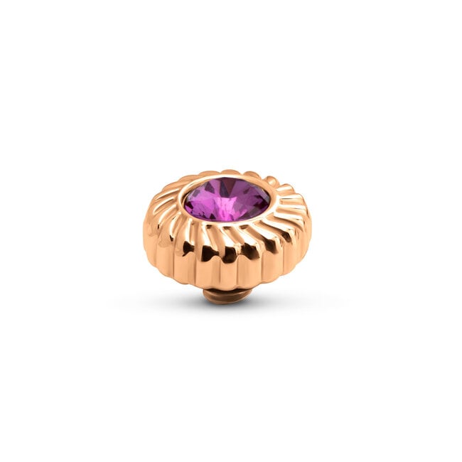 MelanO TW Crystal Flower Fuchsia Purple
