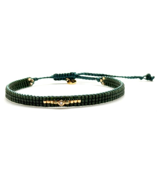 Suenia Zurich Armband Coralie Cypress Green
