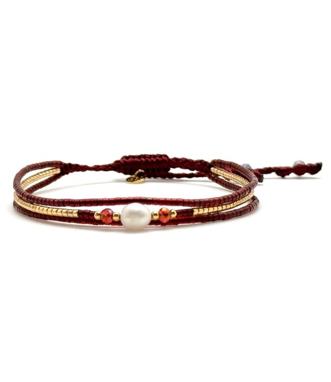 Suenia Zurich Armband Genova Majestic Burgundy