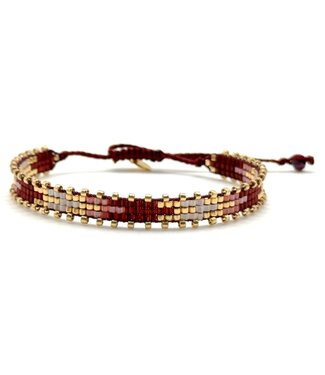 Suenia Zurich Armband Floke Majestic Burgundy