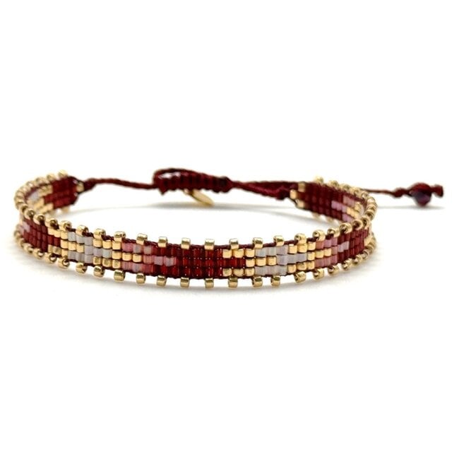 Suenia Zurich Armband Floke Majestic Burgundy