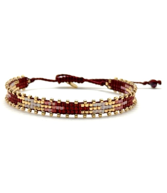 Suenia Zurich Armband Floke Majestic Burgundy