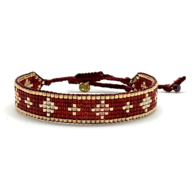 Suenia Zurich Armband Flurinda Majestic Burgundy