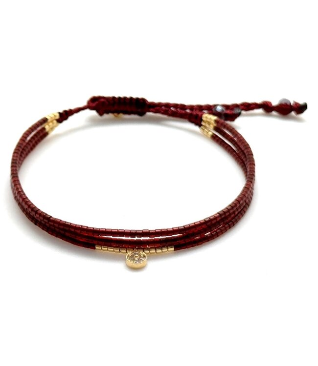 Suenia Zurich Armband Heilwig Majestic Burgundy