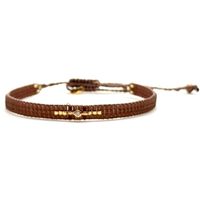 Suenia Zurich Armband Coralie Woods Brown