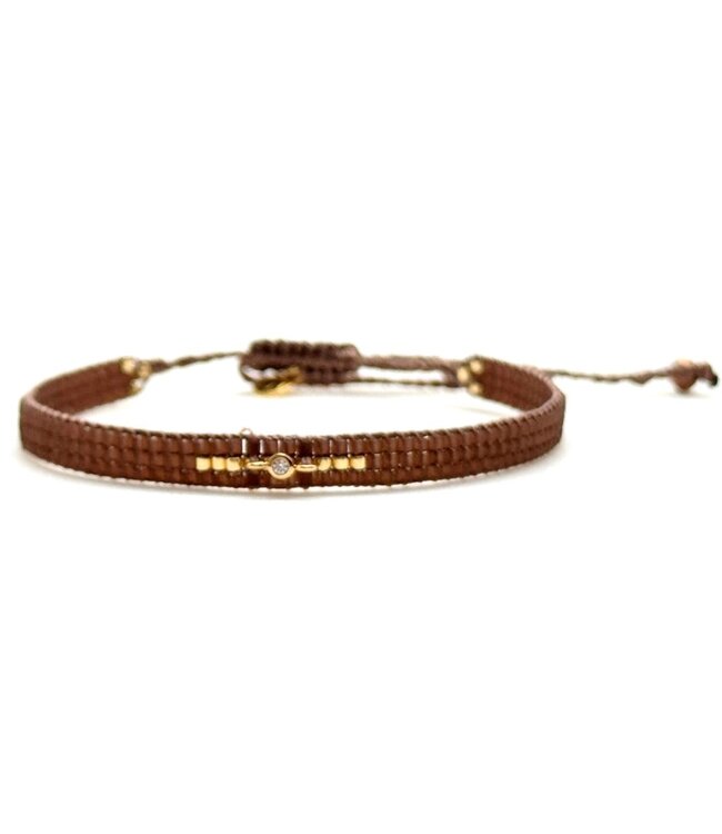 Suenia Zurich Armband Coralie Woods Brown
