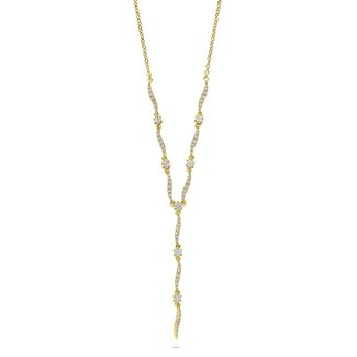 Silver Rose Halsketting Sabina Goud